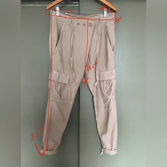 Citizens of humanity Casbah utility cargo khaki pants, S 25 / 26 - Picture 3 of 11